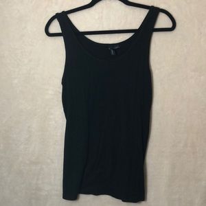 Cynthia rowley black XL tank top NWOT